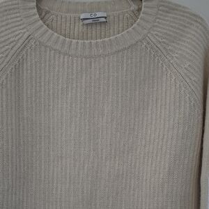 CO Ecru Ribbed Sweater